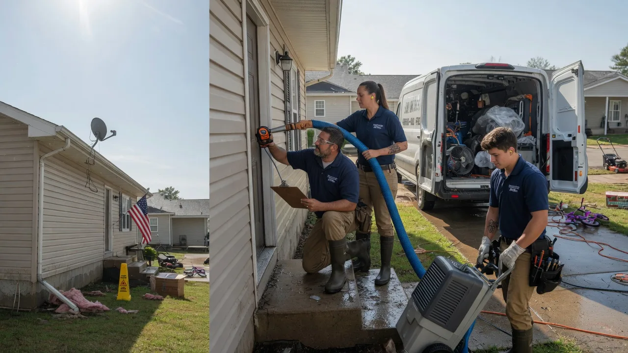 Ceiling Water Damage Restoration in Round Mountain, TX near me